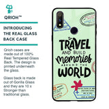 Travel Stamps Glass Case for Realme 3 Pro
