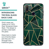 Abstract Green Glass Case For Realme 3 Pro