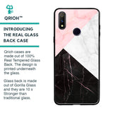 Marble Collage Art Glass Case For Realme 3 Pro