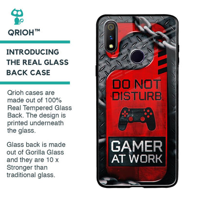 Do No Disturb Glass Case For Realme 3 Pro
