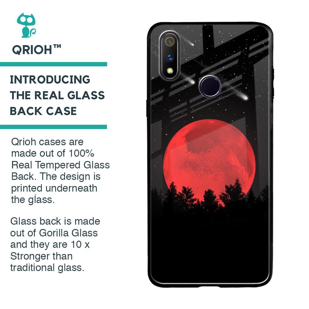 Moonlight Aesthetic Glass Case For Realme 3 Pro
