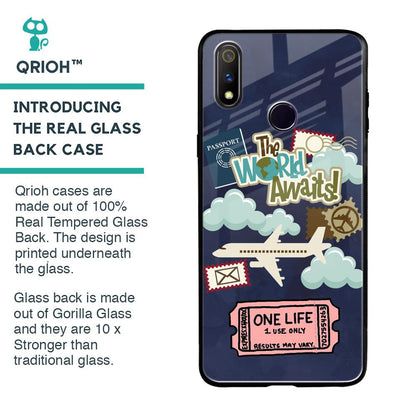 Tour The World Glass Case For Realme 3 Pro