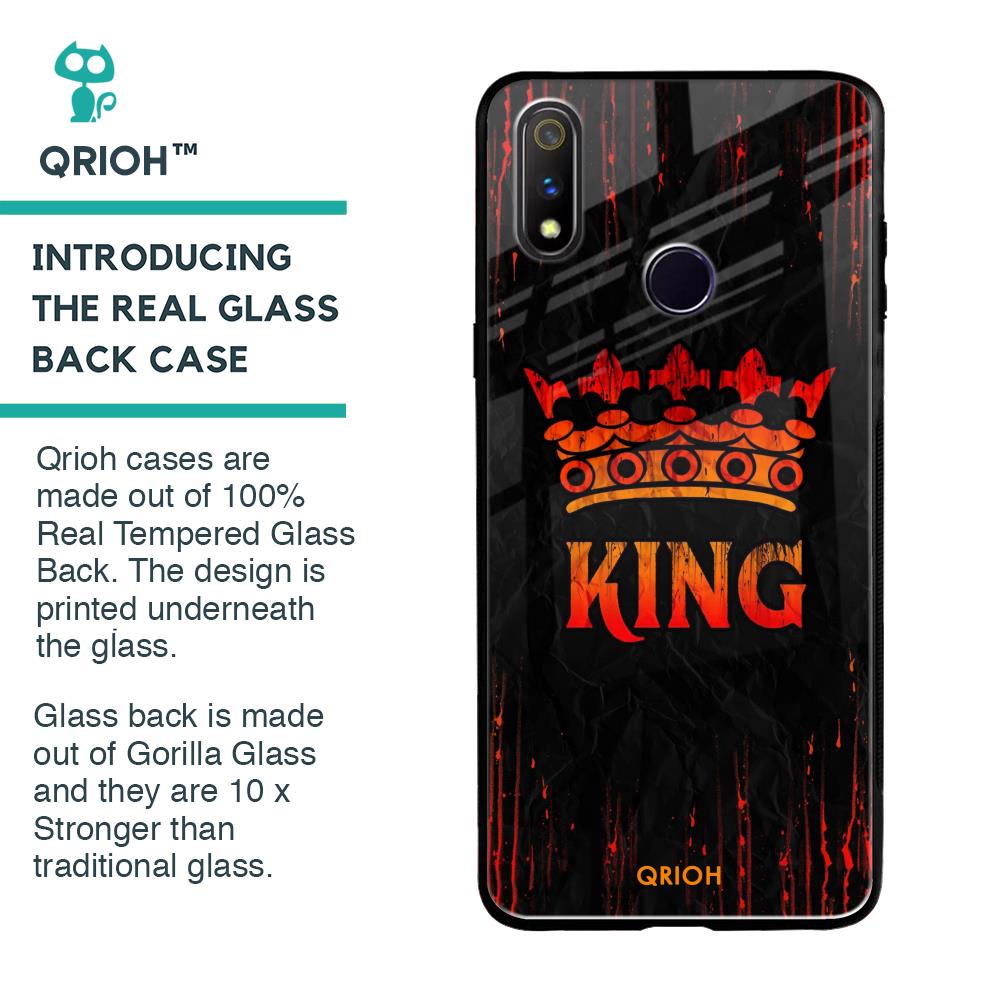 Royal King Glass Case for Realme 3 Pro