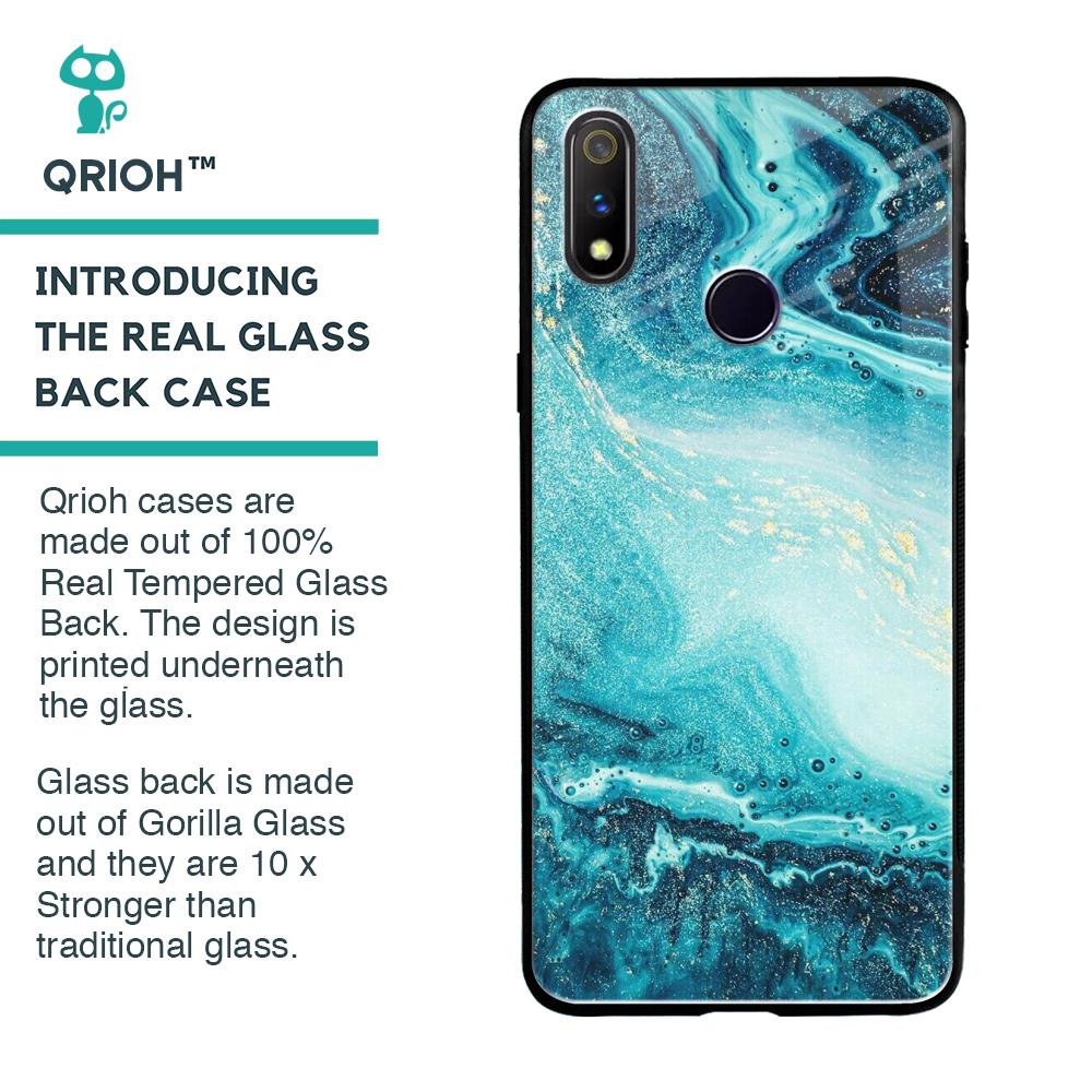 Sea Water Glass case for Realme 3 Pro