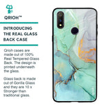 Green Marble Glass case for Realme 3 Pro