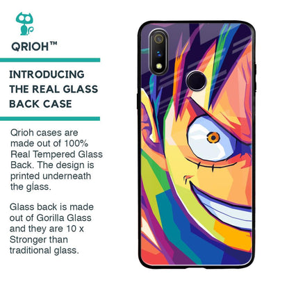 Monkey Wpap Pop Art Glass Case for Realme 3 Pro