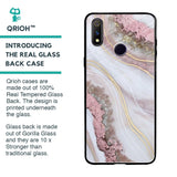 Pink & Gold Gllitter Marble Glass Case for Realme 3 Pro