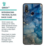 Blue Cool Marble Glass Case for Realme 3 Pro