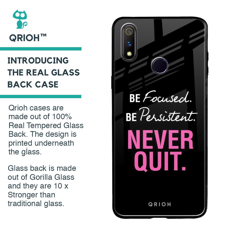 Be Focused Glass case for Realme 3 Pro