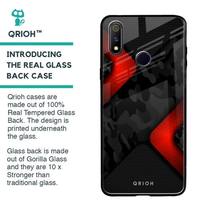 Modern Camo Abstract Glass Case for Realme 3 Pro