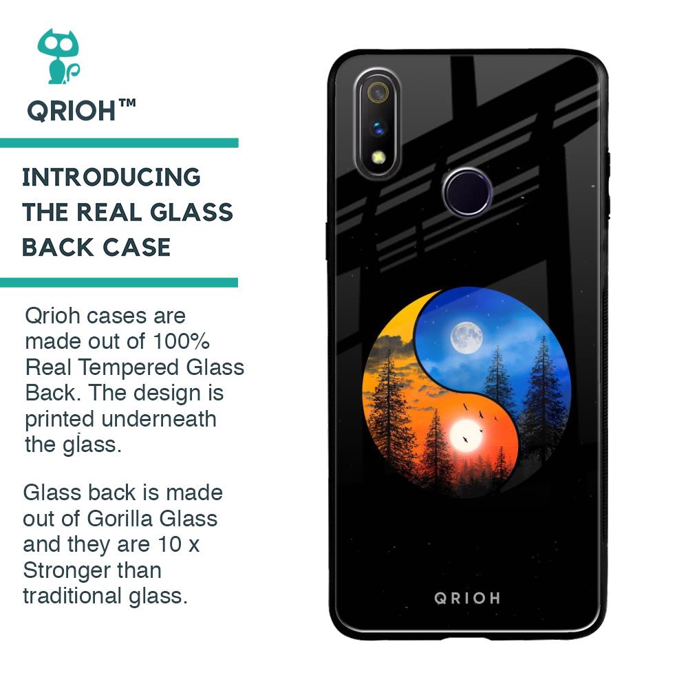 Yin Yang Balance Glass Case for Realme 3 Pro