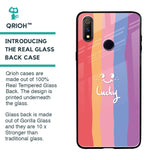 Lucky Abstract Glass Case for Realme 3 Pro