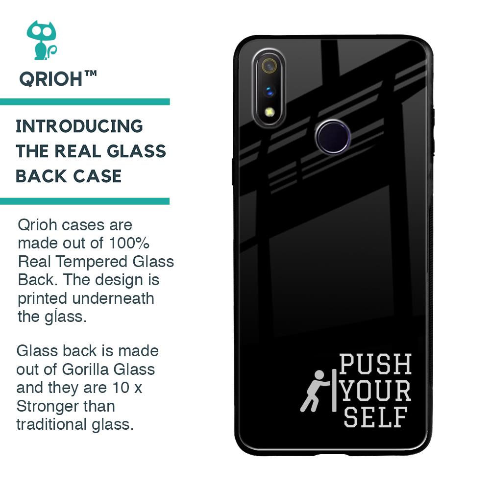 Push Your Self Glass Case for Realme 3 Pro