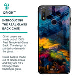 Multicolor Oil Painting Glass Case for Realme 3 Pro
