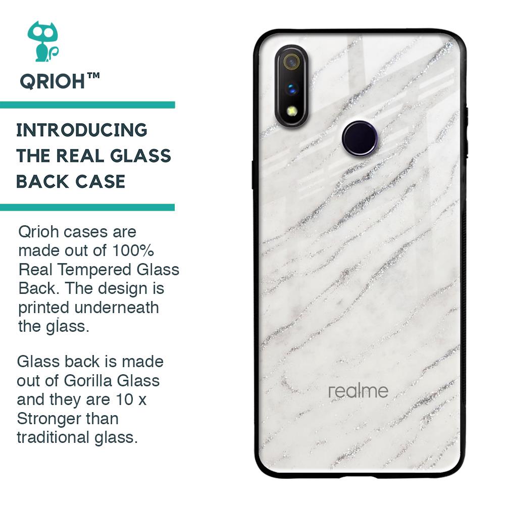 Polar Frost Glass Case for Realme 3 Pro