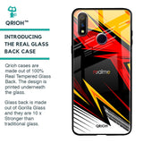 Race Jersey Pattern Glass Case For Realme 3 Pro