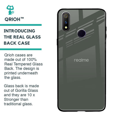 Charcoal Glass Case for Realme 3 Pro