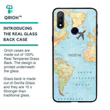 Fly Around The World Glass Case for Realme 3 Pro