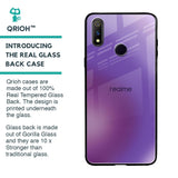 Ultraviolet Gradient Glass Case for Realme 3 Pro