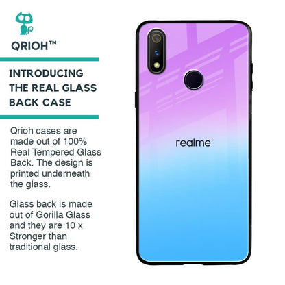 Unicorn Pattern Glass Case for Realme 3 Pro