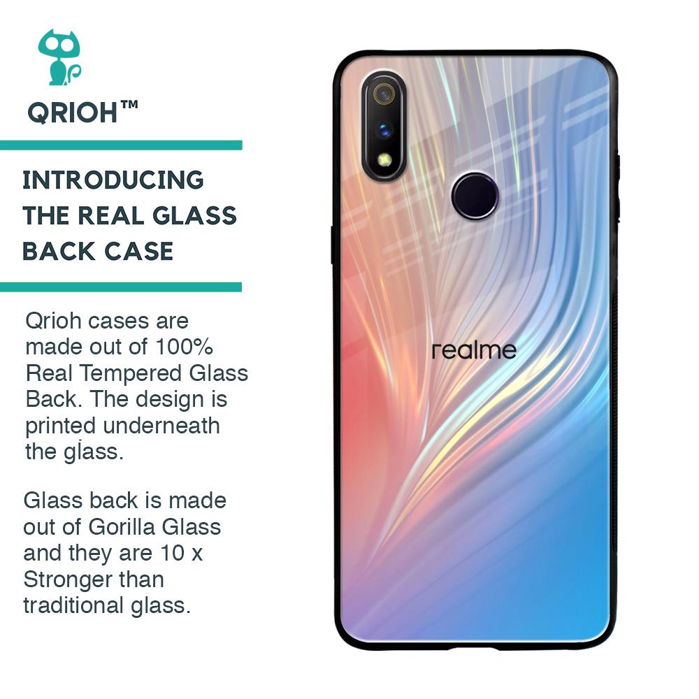 Mystic Aurora Glass Case for Realme 3 Pro
