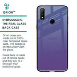 Indigo Pastel Glass Case For Realme 3 Pro