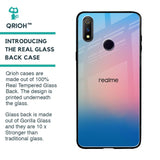 Blue & Pink Ombre Glass case for Realme 3 Pro
