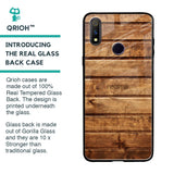 Wooden Planks Glass Case for Realme 3 Pro