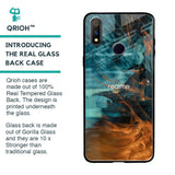 Golden Splash Glass Case for Realme 3 Pro