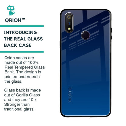 Very Blue Glass Case for Realme 3 Pro
