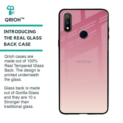 Blooming Pink Glass Case for Realme 3 Pro