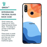 Wavy Color Pattern Glass Case for Realme 3 Pro