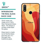 Magma Color Pattern Glass Case for Realme 3 Pro
