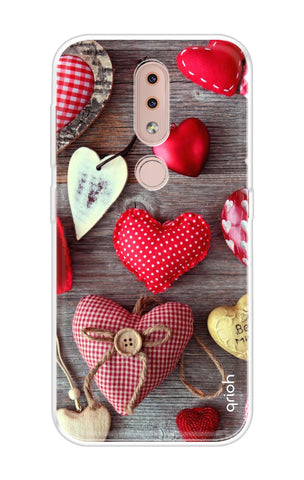 Valentine Hearts Nokia 4.2 Back Cover