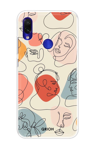 Abstract Faces Xiaomi Redmi Y3 Back Cover