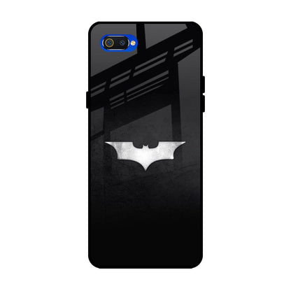 Super Hero Logo Realme C2 Glass Back Cover Online