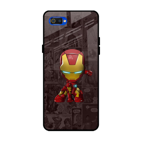 Angry Baby Super Hero Realme C2 Glass Back Cover Online