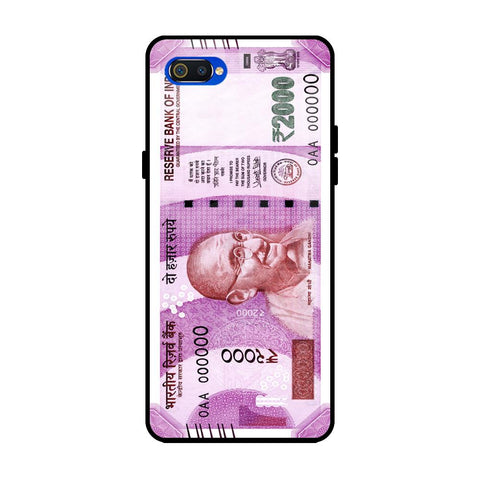 Stock Out Currency Realme C2 Glass Back Cover Online