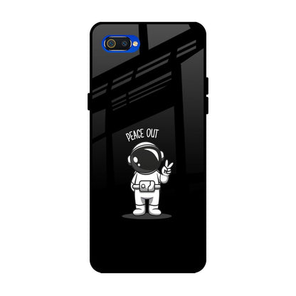 Peace Out Astro Realme C2 Glass Back Cover Online