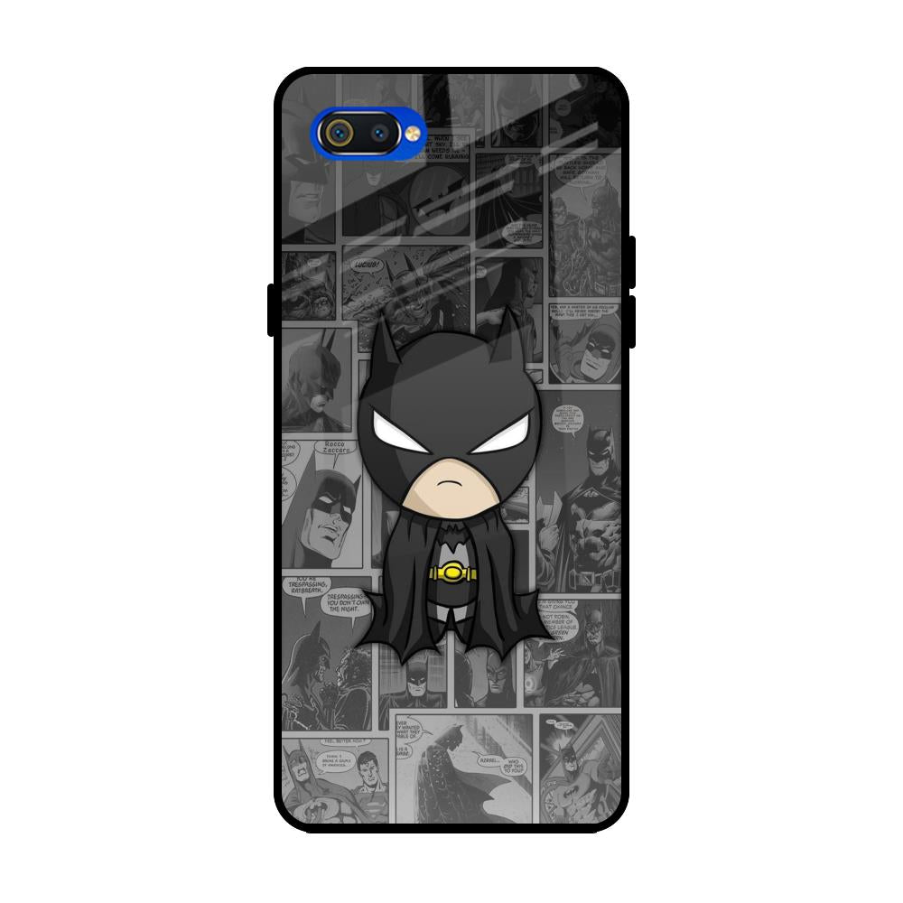 Cartoon Art Realme C2 Glass Back Cover Online