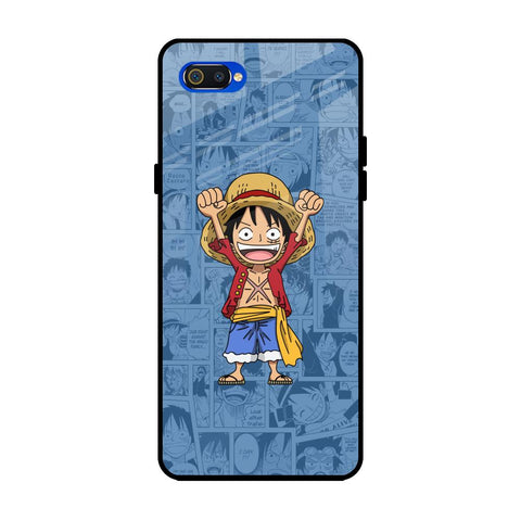 Chubby Anime Realme C2 Glass Back Cover Online