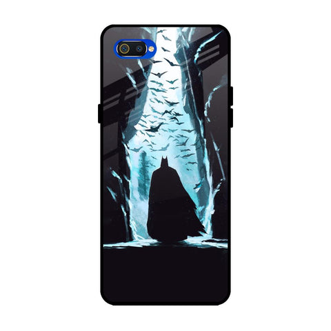 Dark Man In Cave Realme C2 Glass Back Cover Online