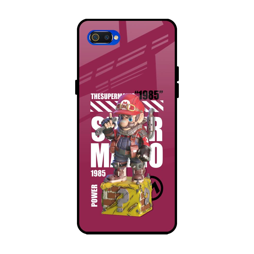 Gangster Hero Realme C2 Glass Back Cover Online