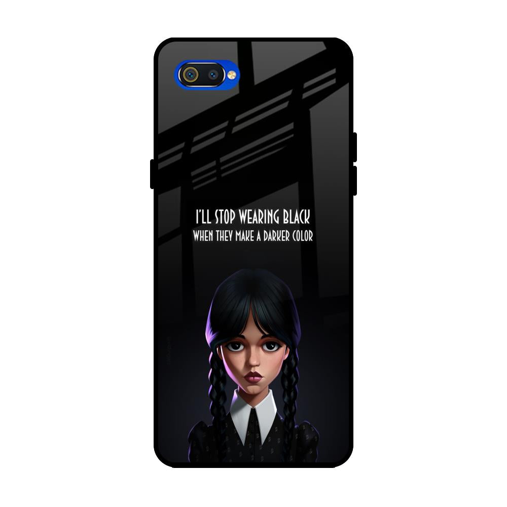 Aesthetic Digital Art Realme C2 Glass Back Cover Online