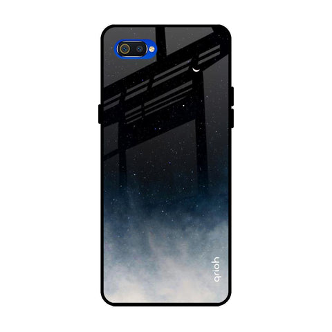 Black Aura Realme C2 Glass Back Cover Online