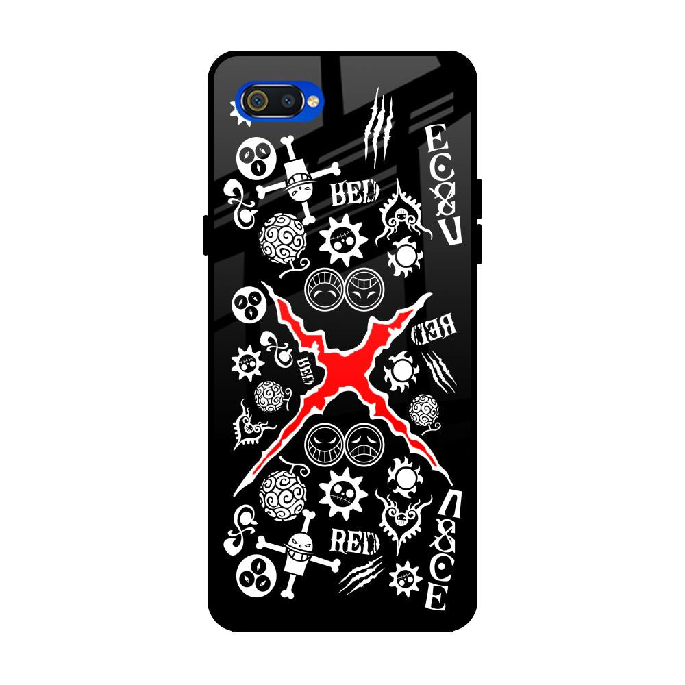 Red Zone Realme C2 Glass Back Cover Online