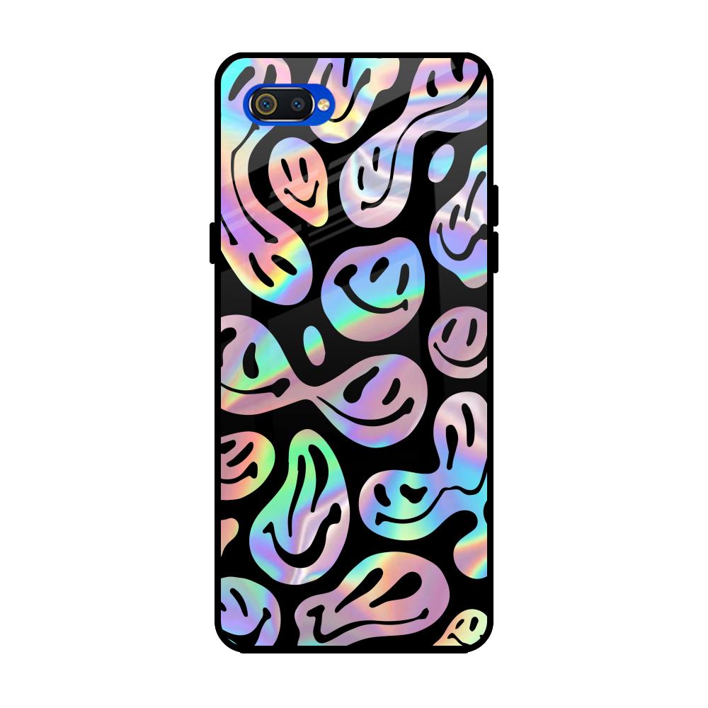 Acid Smile Realme C2 Glass Back Cover Online