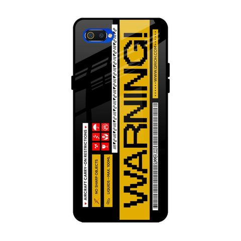 Aircraft Warning Realme C2 Glass Back Cover Online
