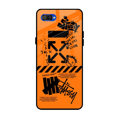 Anti Social Club Realme C2 Glass Back Cover Online