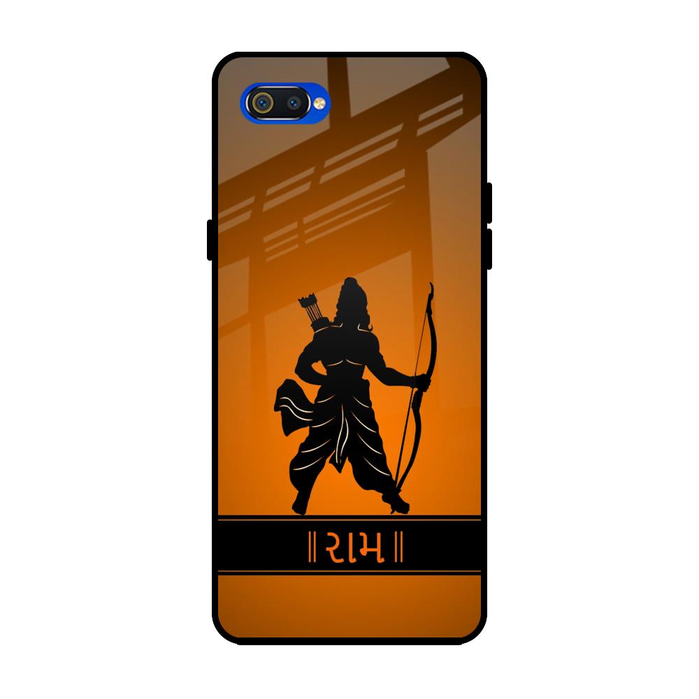 Halo Rama Realme C2 Glass Back Cover Online